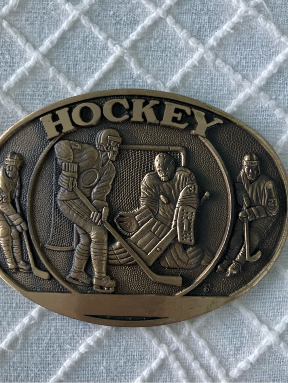 Hockey Belt Buckle